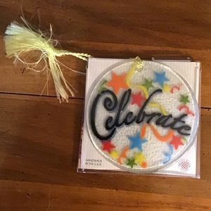 Vintage Peggy Karr glass ornament